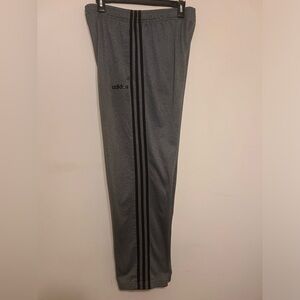 Kids size large Adidas grey track pants